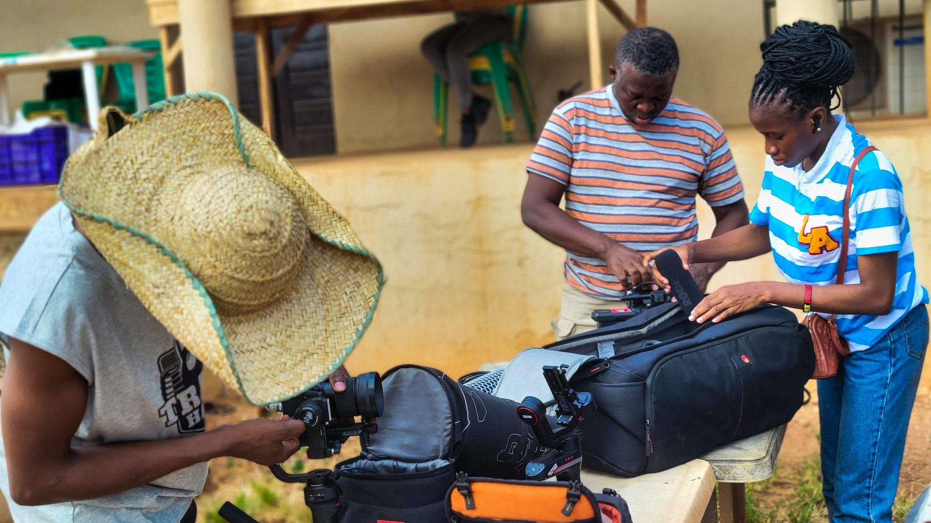 Documentary shoot on Jan Cony, Princes Town, Ghana